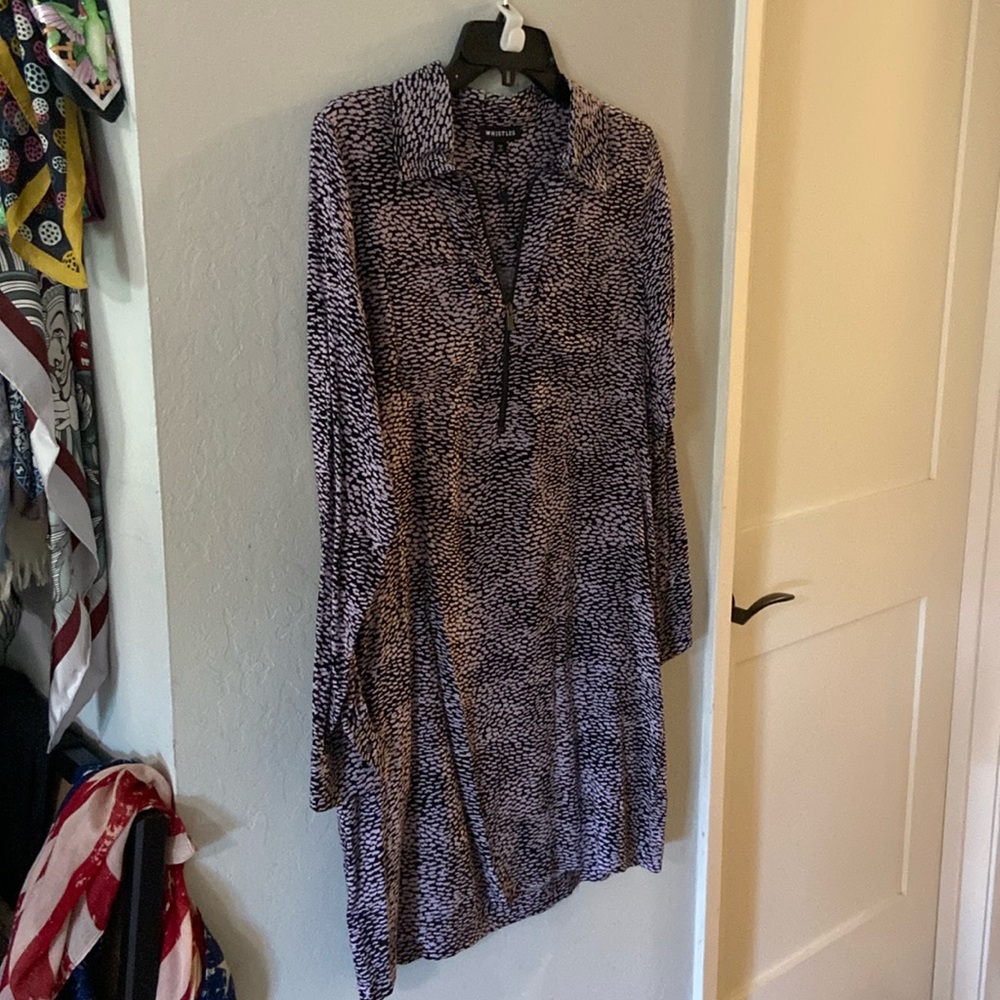 Whistles, ladies, dress size, small - black/navy and lavender
